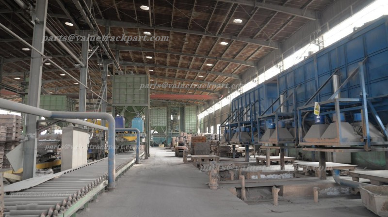 Casting Process Of Liebherr LR1280 Track Shoe
